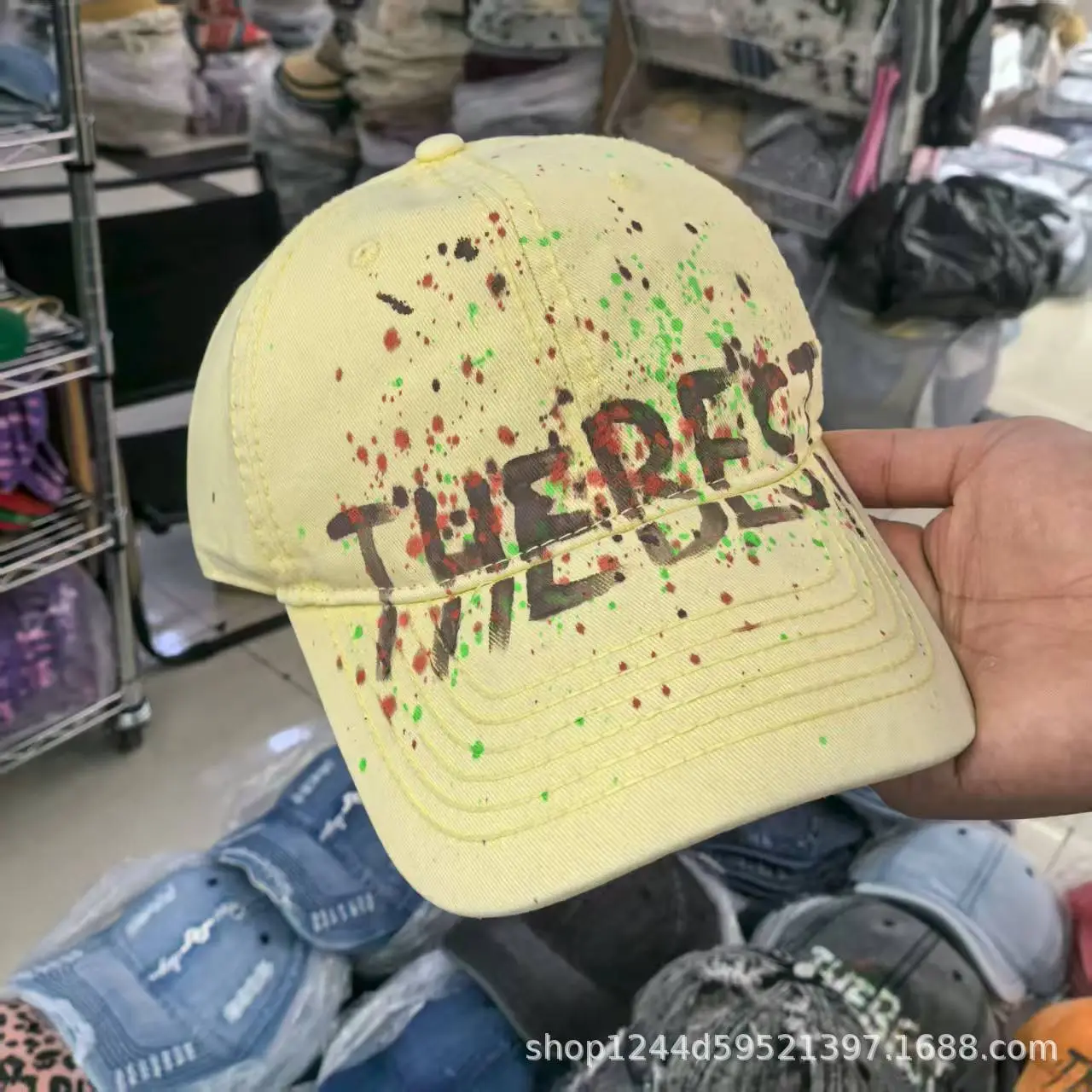 Red Cartoon Print Baseball Cap for Men Women - Image 7