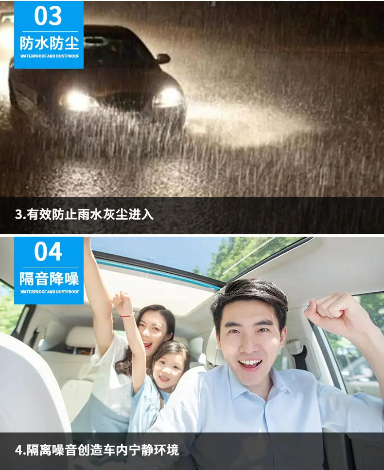 Car Door Soundproof Seal Strips for All Cars — feature 4