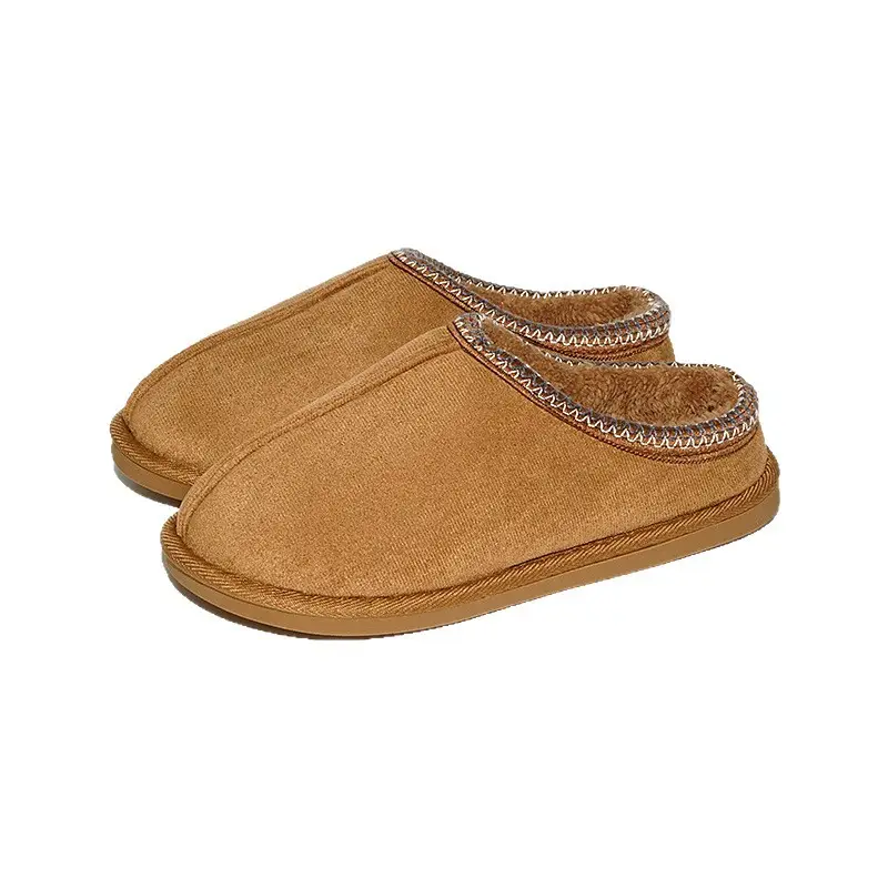 Foreign Trade Winter Cotton Slippers for Men, Thick-Soled, Warm, Indoor Home Cotton Shoes, Fleece-Lined, Wholesale, Cold-Adhesive Shoes, High-Top - Image 7