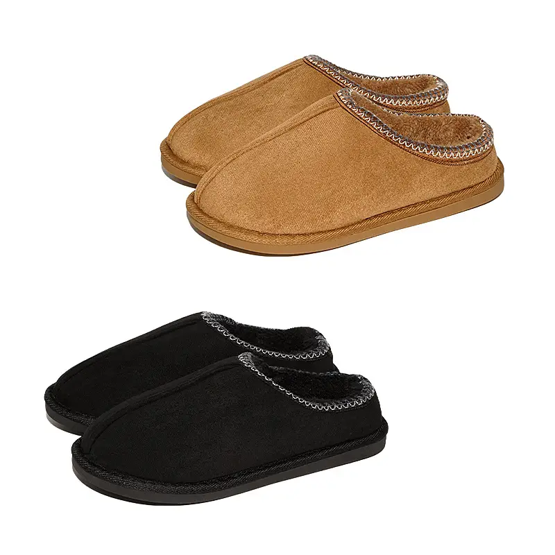 Foreign Trade Winter Cotton Slippers for Men, Thick-Soled, Warm, Indoor Home Cotton Shoes, Fleece-Lined, Wholesale, Cold-Adhesive Shoes, High-Top — feature 13