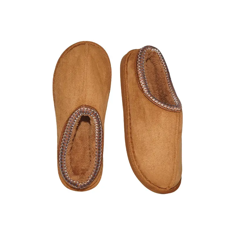 Foreign Trade Winter Cotton Slippers for Men, Thick-Soled, Warm, Indoor Home Cotton Shoes, Fleece-Lined, Wholesale, Cold-Adhesive Shoes, High-Top — feature 14