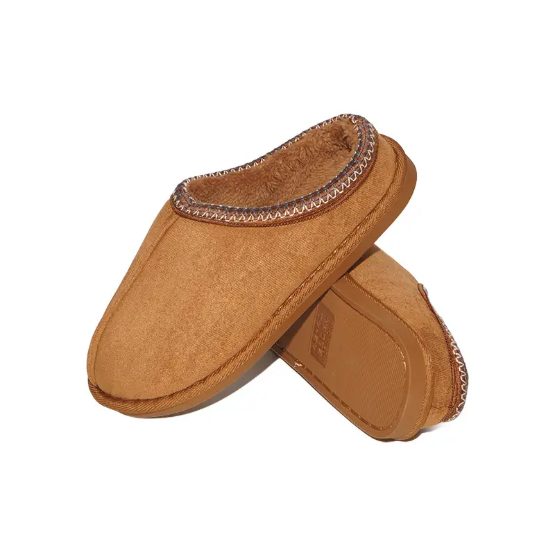Foreign Trade Winter Cotton Slippers for Men, Thick-Soled, Warm, Indoor Home Cotton Shoes, Fleece-Lined, Wholesale, Cold-Adhesive Shoes, High-Top — feature 17