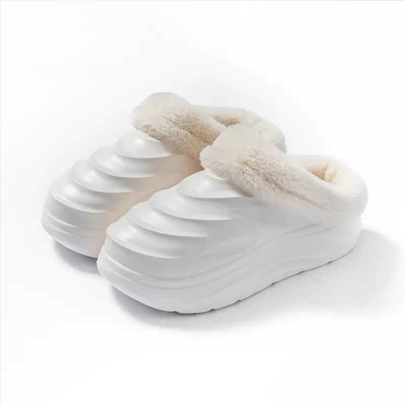 Puo Jian 2026 Winter New Style Fleece-Lined Thickened Cotton Shoes High-Value Couple Style Non-Slip Warm Cotton Slippers for Men Outdoor Wear - Image 8