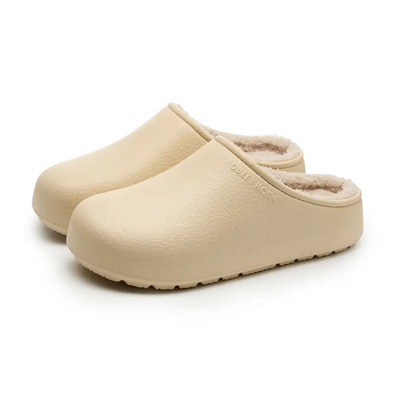 Birkenstock-Style Cotton Slippers for Women, Winter 2026 New Model, Antibacterial, Non-Slip, Thick-Soled, Warm, Waterproof, Suitable for Men to Wear Outside - Image 10