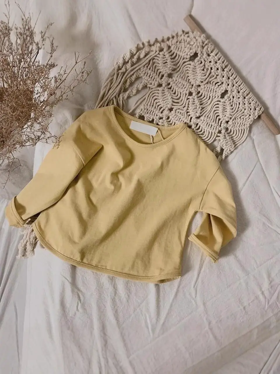 Blue Korean Style Loose Cotton T-Shirt for Boys Girls