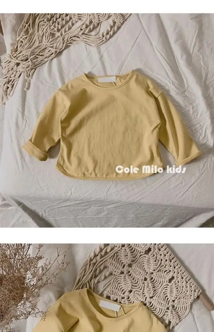 Blue Korean Style Loose Cotton T-Shirt for Boys Girls — feature 10