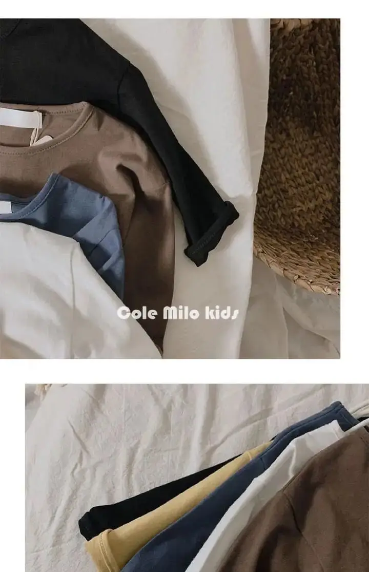 Blue Korean Style Loose Cotton T-Shirt for Boys Girls — feature 18