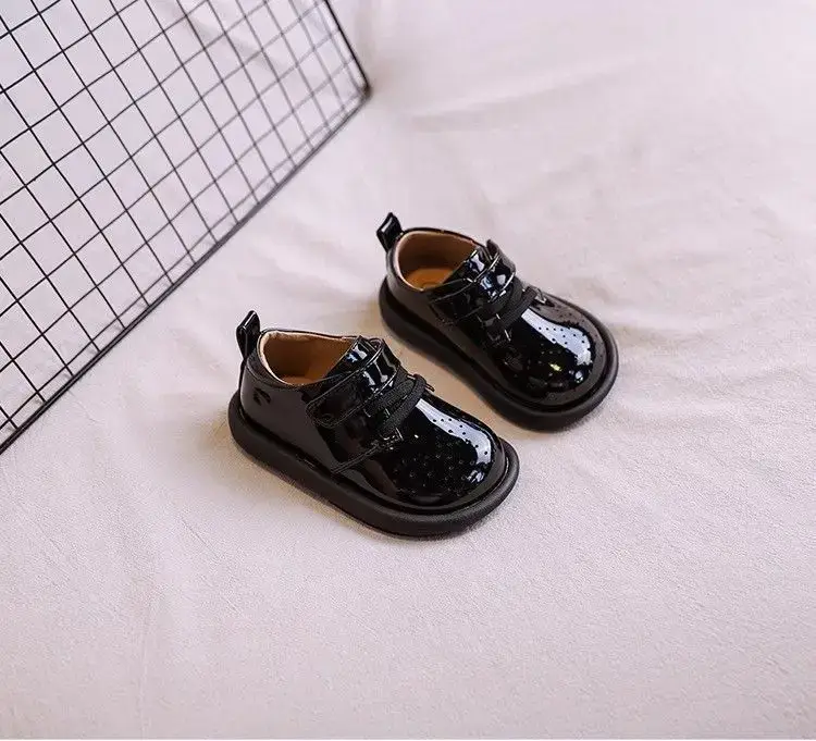 Baby Leather Shoes Black 1-3Yrs Non-Slip — feature 5