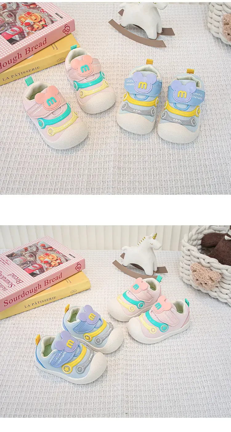 Pink Cartoon Baby Slip-On Shoes for Toddler β feature 9