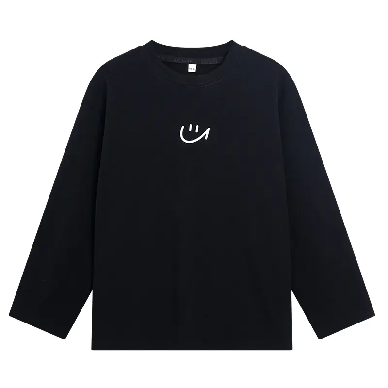 Boys Pure Cotton Long Sleeve T-Shirt Black 2026 - Image 7