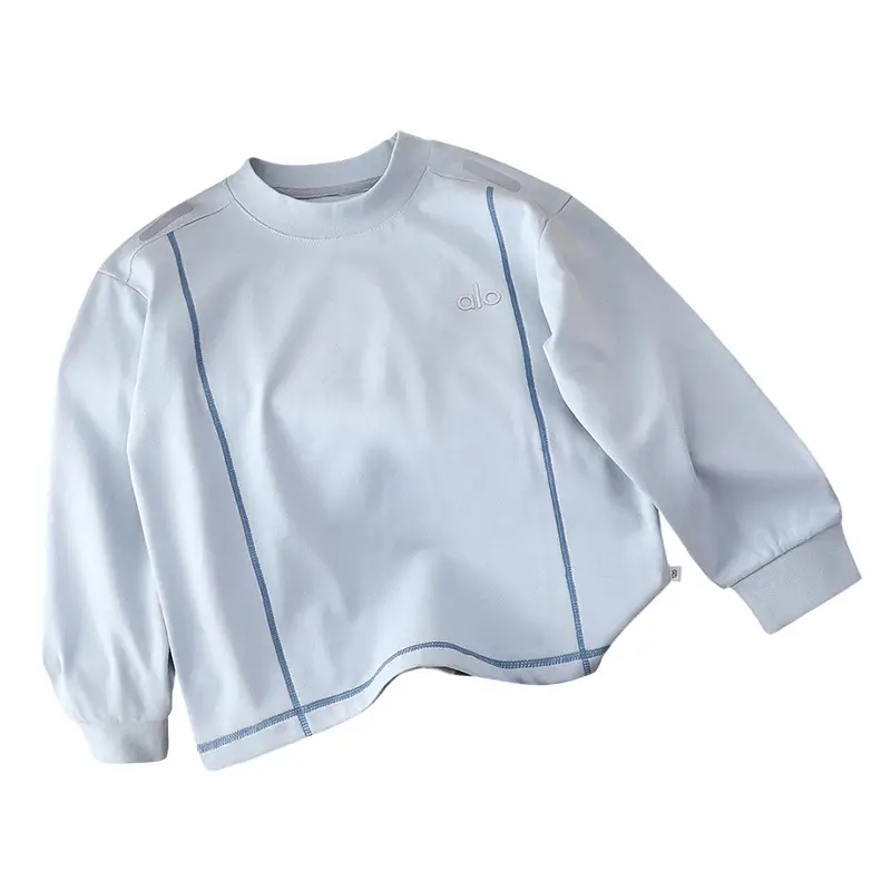 Alo Black Long Sleeve T-Shirt for Boys Girls 2025