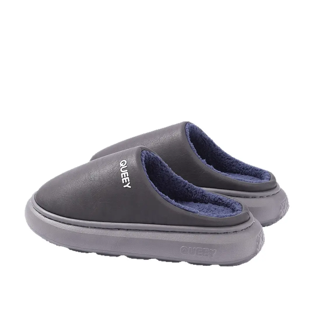 2025 New Cotton Slippers for Men, Winter Indoor Thick-Soled Non-Slip Home Baotou Plush Warm Cotton Slippers for Women - Image 9