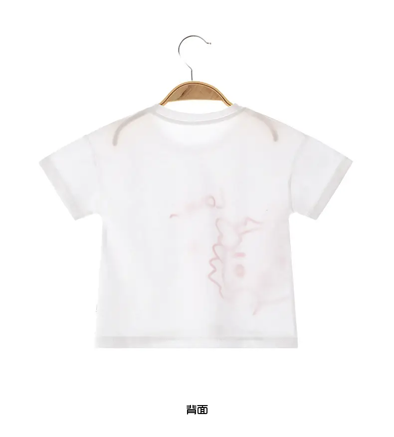 Baby Cotton T-Shirt White 0-3Yrs Kidsren Design — feature 16