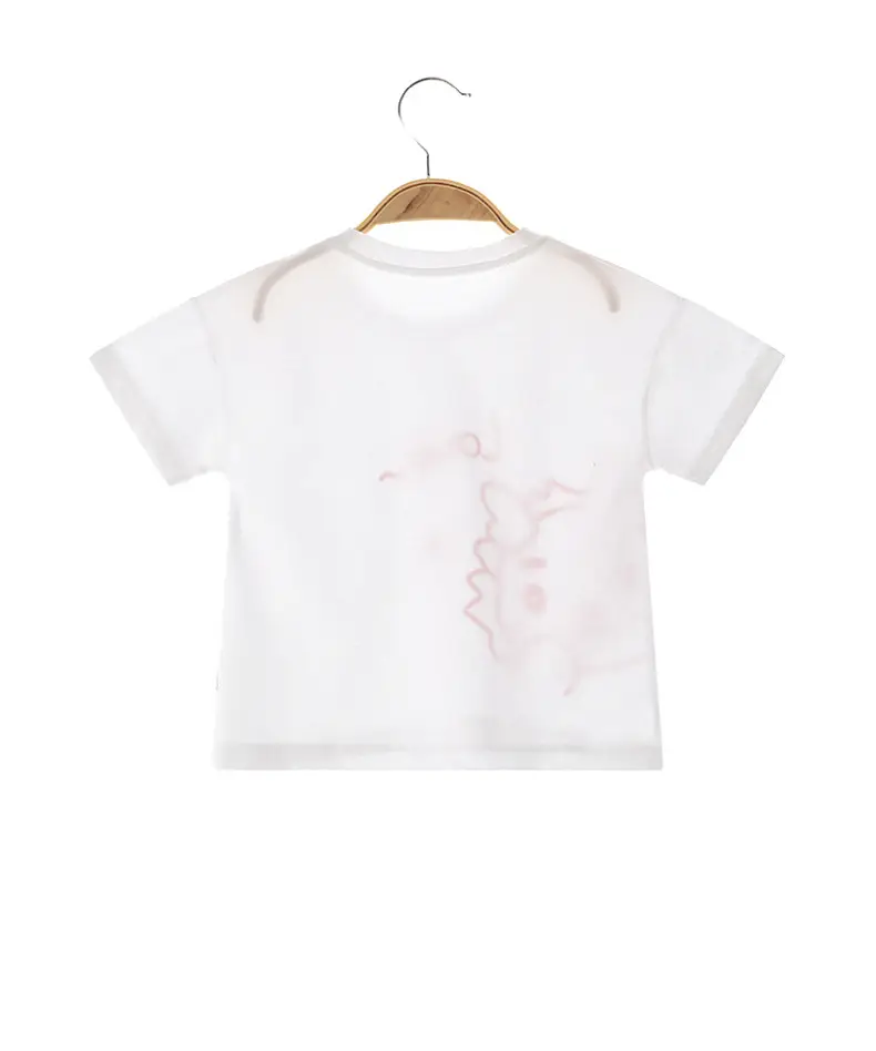 Baby Cotton T-Shirt White 0-3Yrs Kidsren Design — feature 2