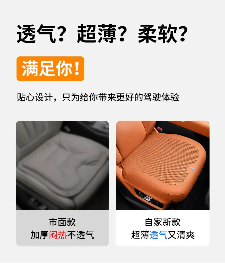 Dark Blue Nappa Leather Seat Cover S7 S07 S5 G318 — feature 1