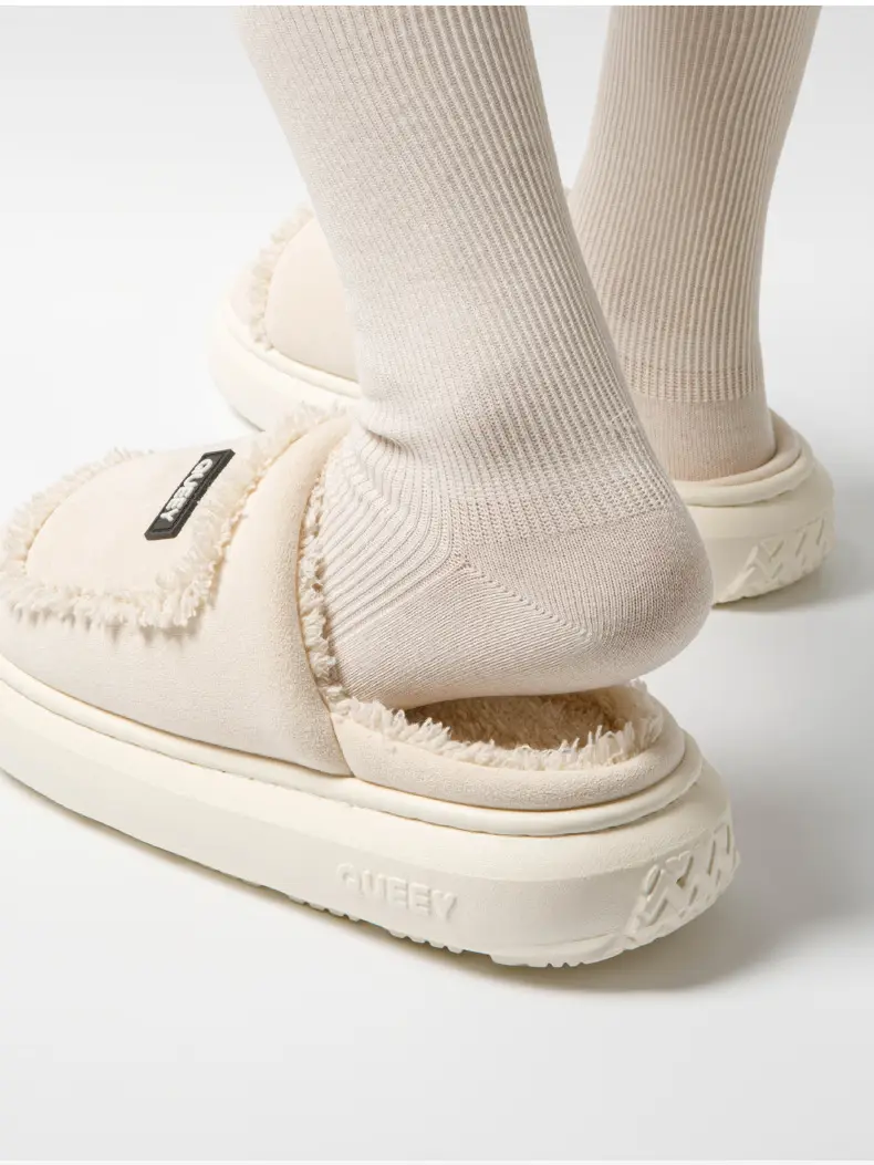 2025 Cotton Warm Furry Slippers for Women Men — feature 14