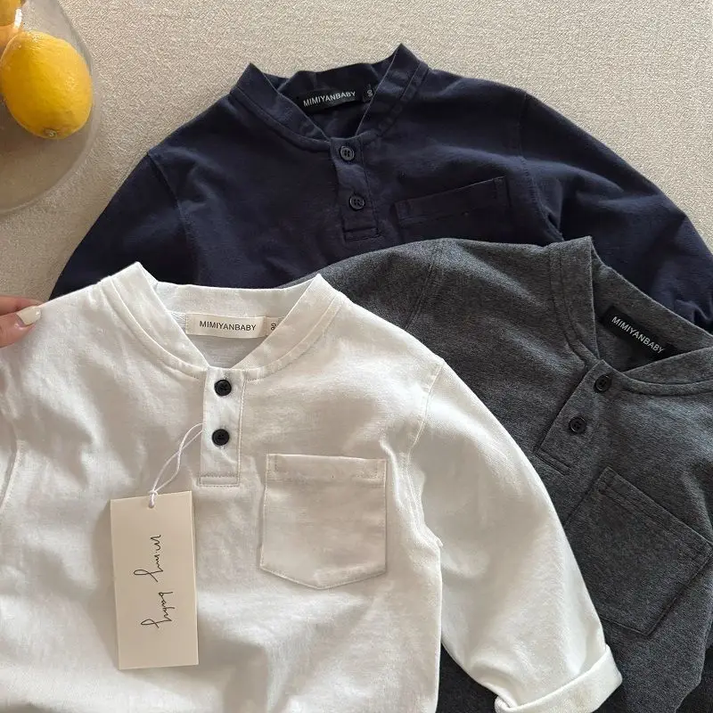 Children's Button Down Polo T-Shirt Set for Boys — feature 10