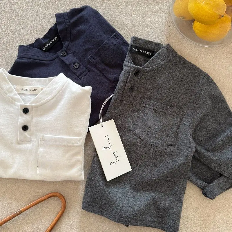Children's Button Down Polo T-Shirt Set for Boys — feature 9