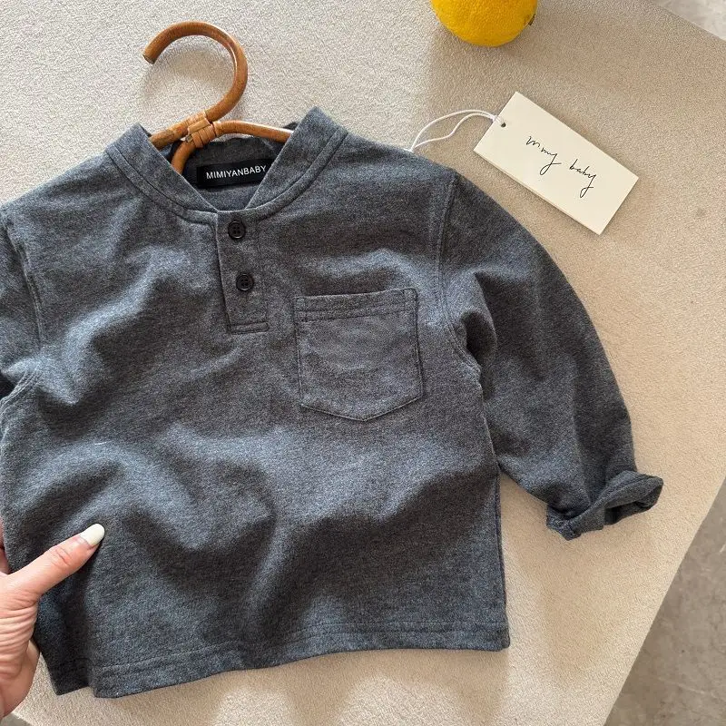 Children's Button Down Polo T-Shirt Set for Boys - Image 2