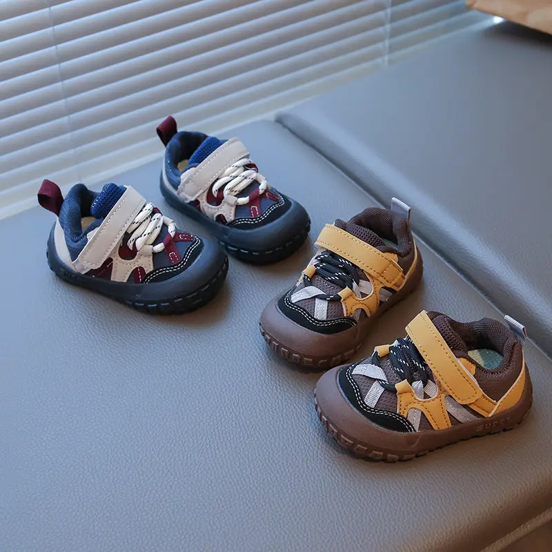 Toddler Shoes Non-Slip Soft Bottom Baby Male and Female Baby Kindergarten Indoor Breathable Autum Outdoor Functional Shoes - Image 2