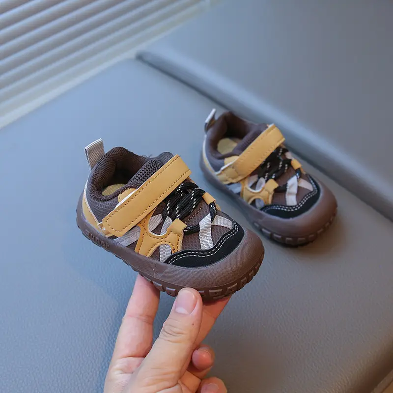 Toddler Shoes Non-Slip Soft Bottom Baby Male and Female Baby Kindergarten Indoor Breathable Autum Outdoor Functional Shoes - Image 4