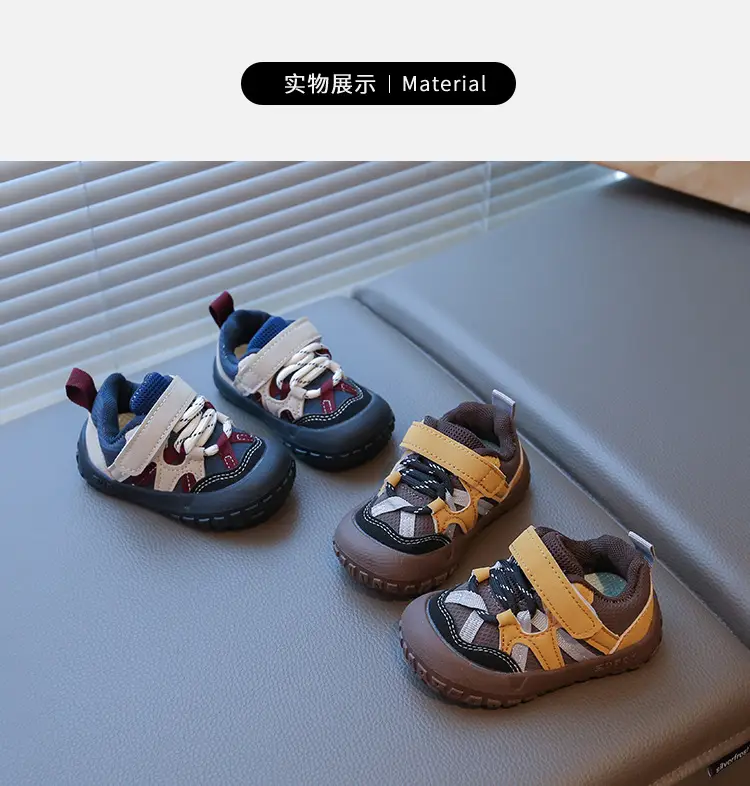 Toddler Shoes Non-Slip Soft Bottom Baby Male and Female Baby Kindergarten Indoor Breathable Autum Outdoor Functional Shoes — feature 6