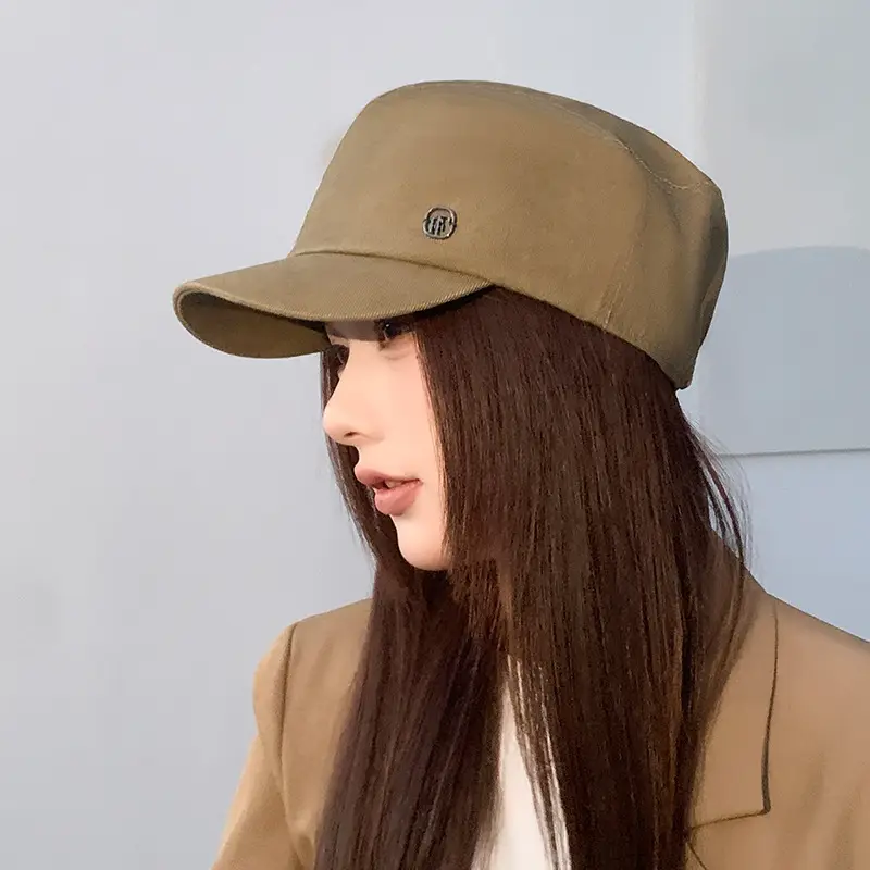 Women Flat Cap Sun Hat Navy Spring Autumn Face Cover — feature 11