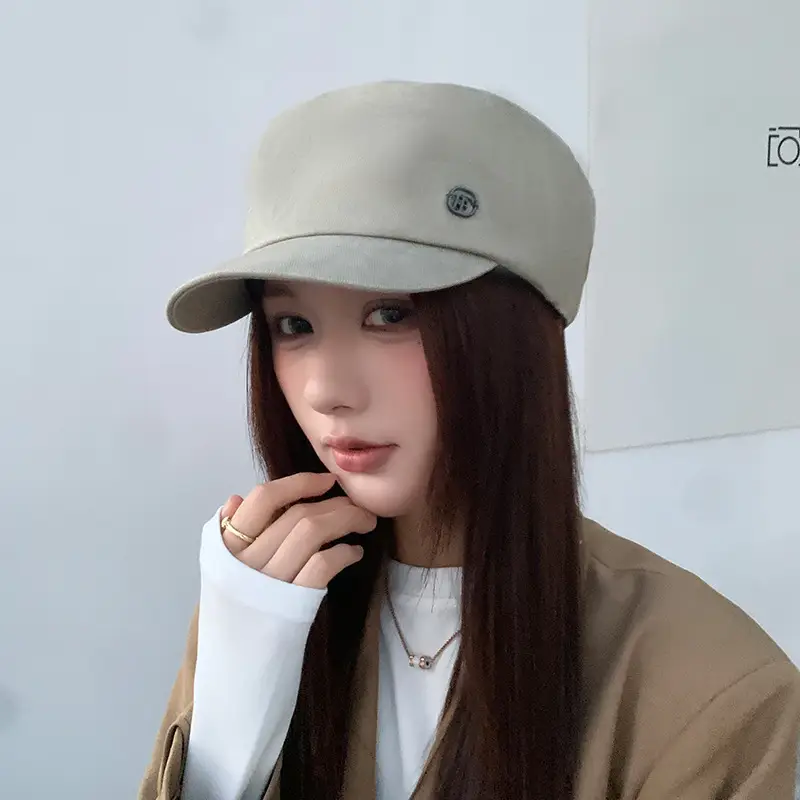 Women Flat Cap Sun Hat Navy Spring Autumn Face Cover — feature 13