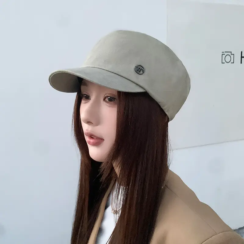 Women Flat Cap Sun Hat Navy Spring Autumn Face Cover — feature 14