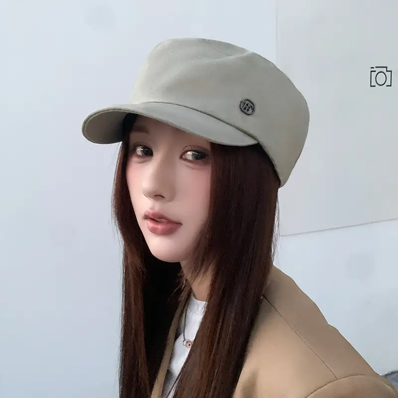 Women Flat Cap Sun Hat Navy Spring Autumn Face Cover — feature 15