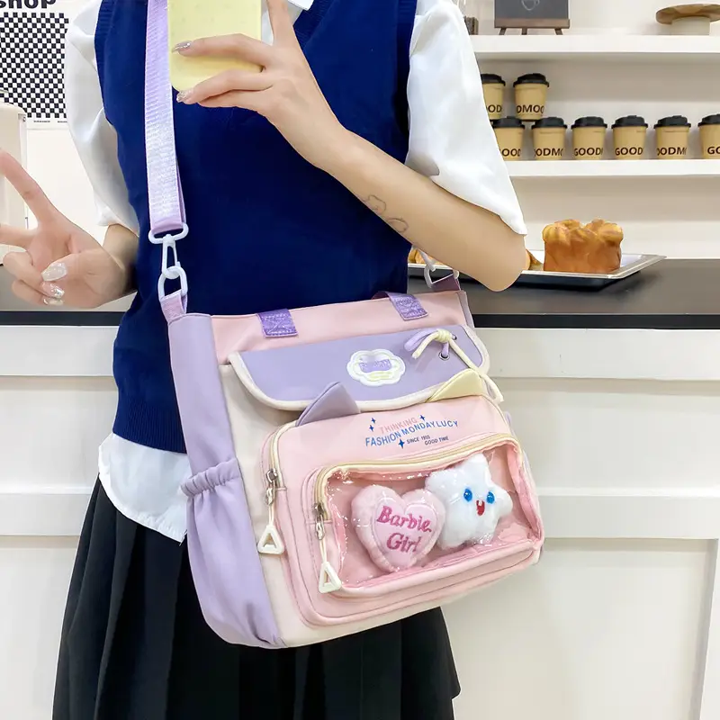 Cartoon Crossbody Bag for Girls Primary School & Tutoring Use — feature 12