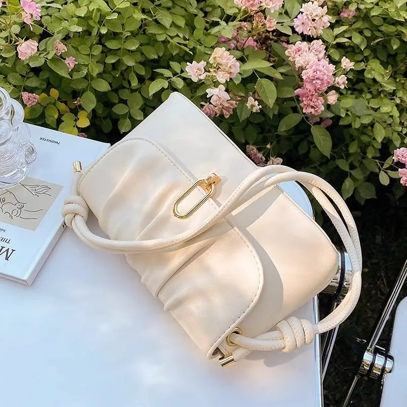 White Women's Shoulder Bag 2025 New Style - Image 5