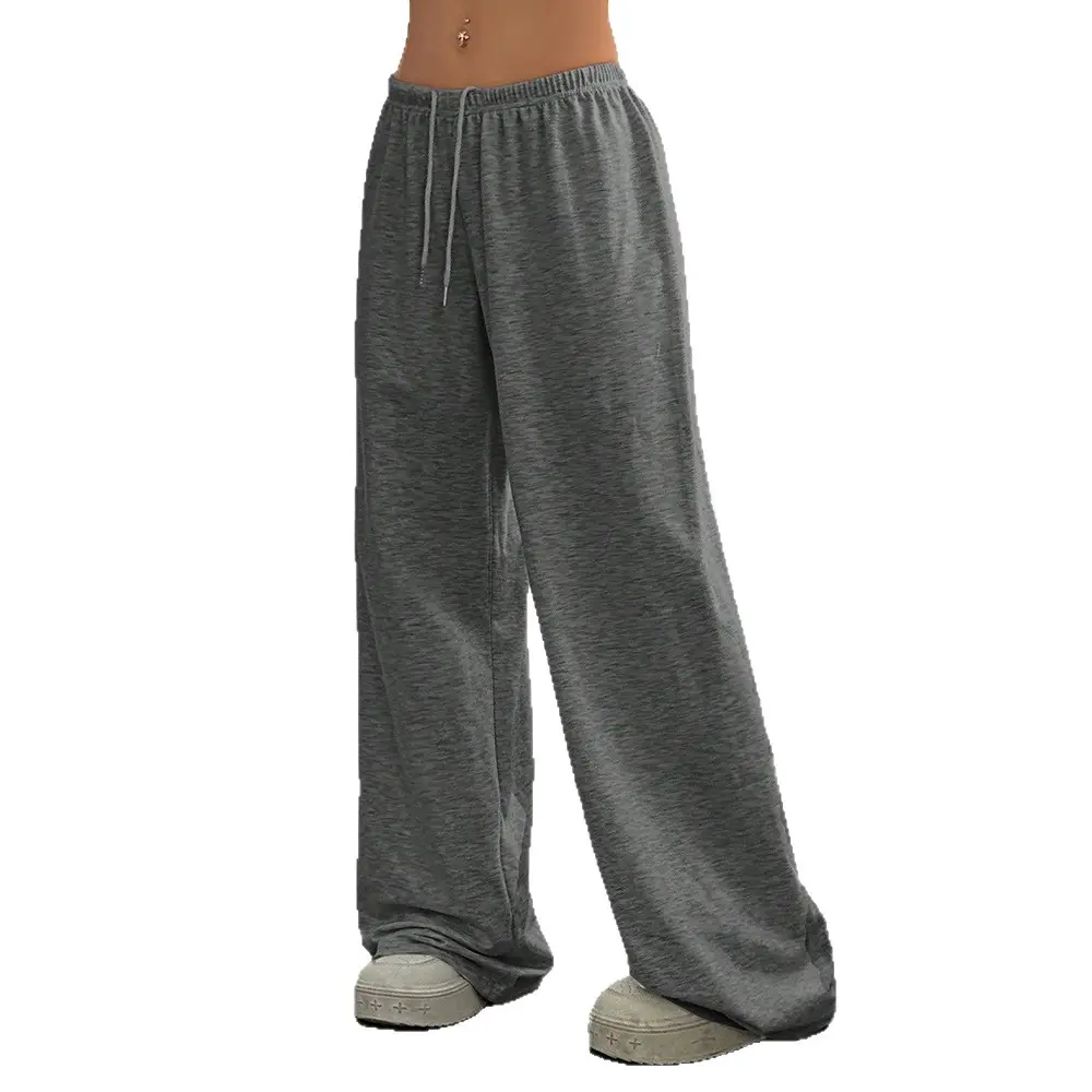 2025 Cross-Border Casual Loose Drape Pants Grey - Image 8