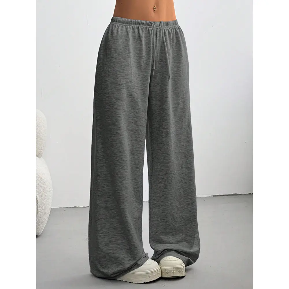 2025 Cross-Border Casual Loose Drape Pants Grey - Image 3
