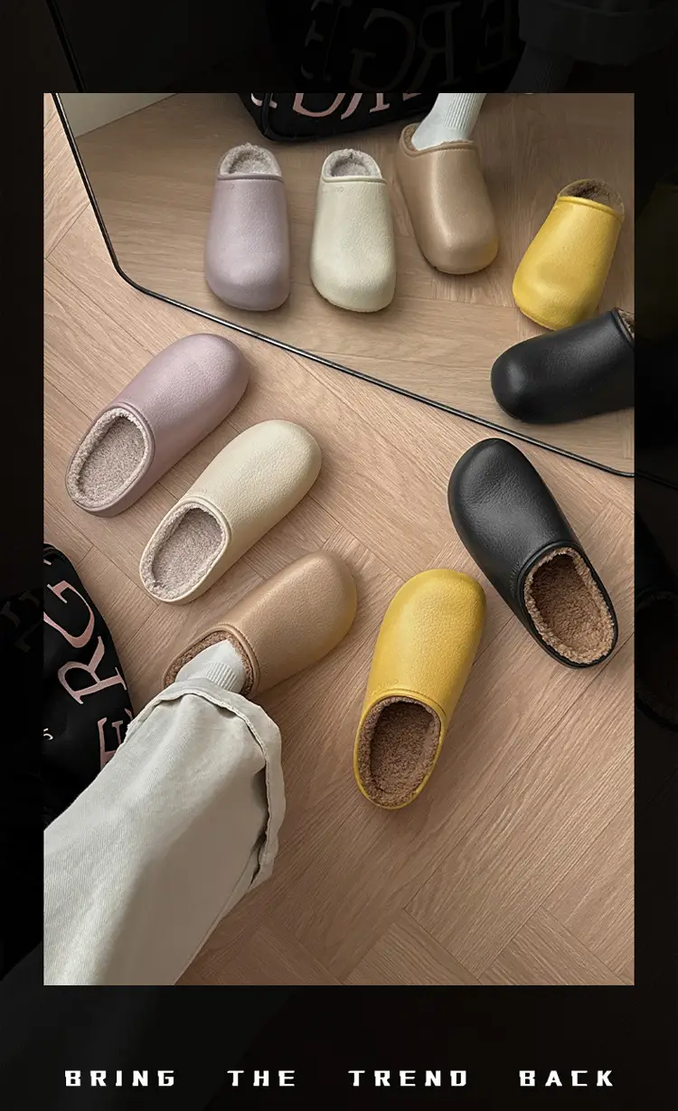 2026 New Fashionable Indoor Couple Cotton Slippers for Autumn and Winter, Warm, Waterproof, Anti-Slip, Anti-Bacterial Birkenstock Slippers for Men and Women — feature 13