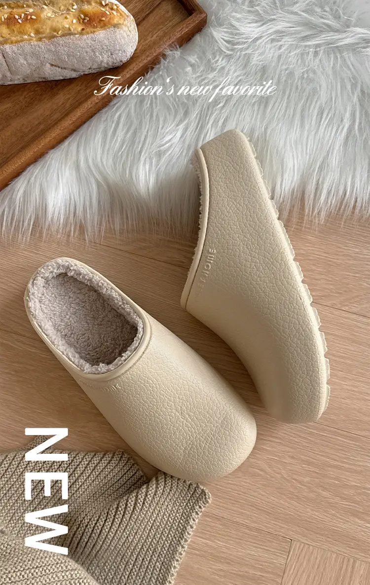 2026 New Fashionable Indoor Couple Cotton Slippers for Autumn and Winter, Warm, Waterproof, Anti-Slip, Anti-Bacterial Birkenstock Slippers for Men and Women — feature 3