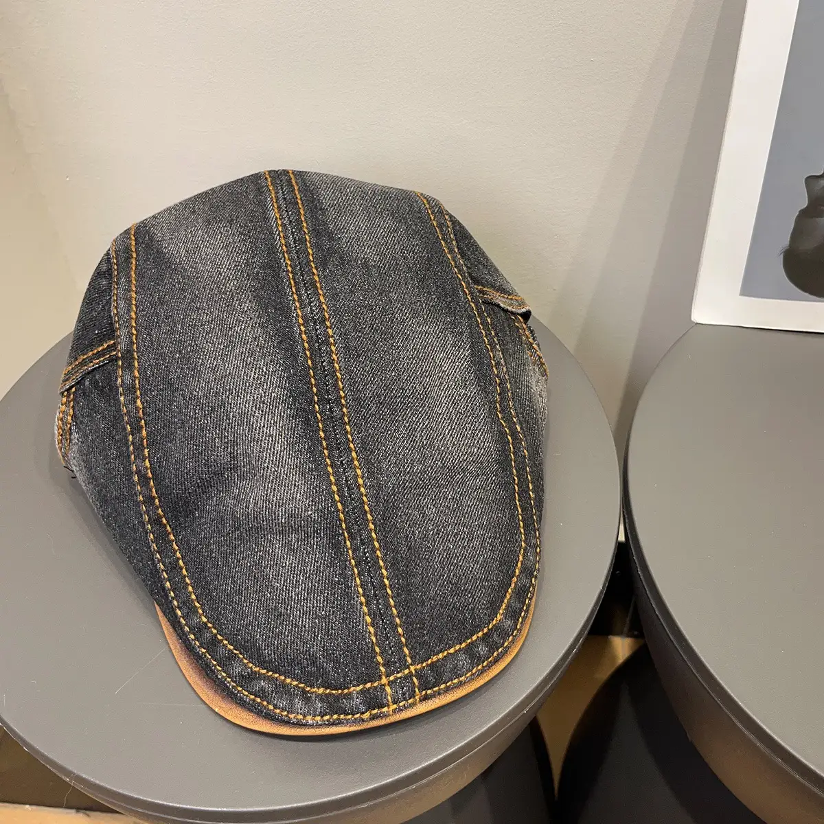 Vintage Denim Duckbill Cap for Women Spring Summer Sun Protection - Image 4