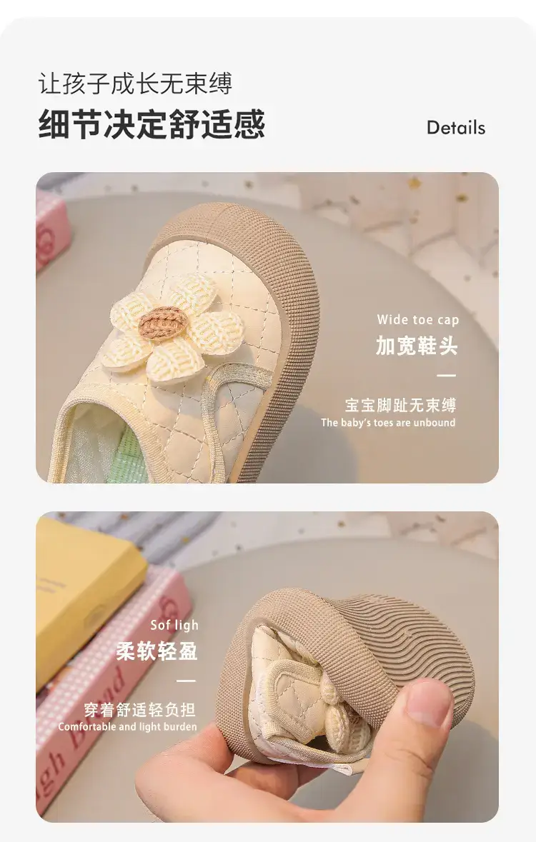 Baby Girl Shoes 6-12 Months Soft Sole Fashion — feature 6