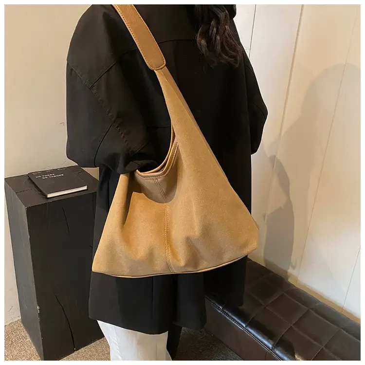 Brown Cross-Border Large Capacity Shoulder Bag for Women — feature 19