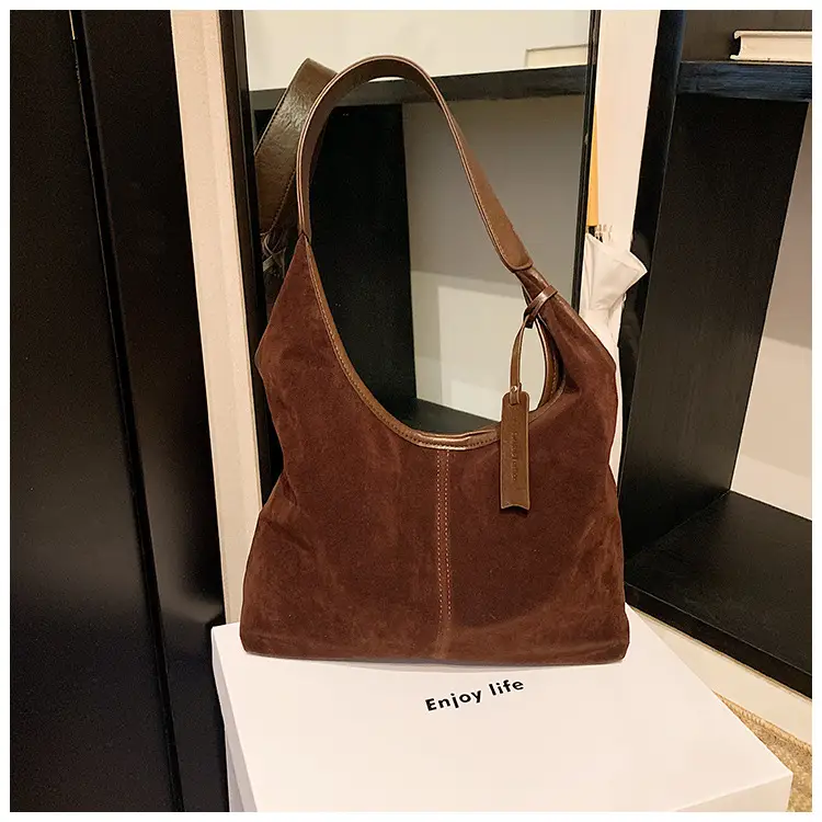 Brown Cross-Border Large Capacity Shoulder Bag for Women — feature 27