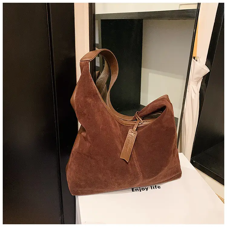 Brown Cross-Border Large Capacity Shoulder Bag for Women — feature 28