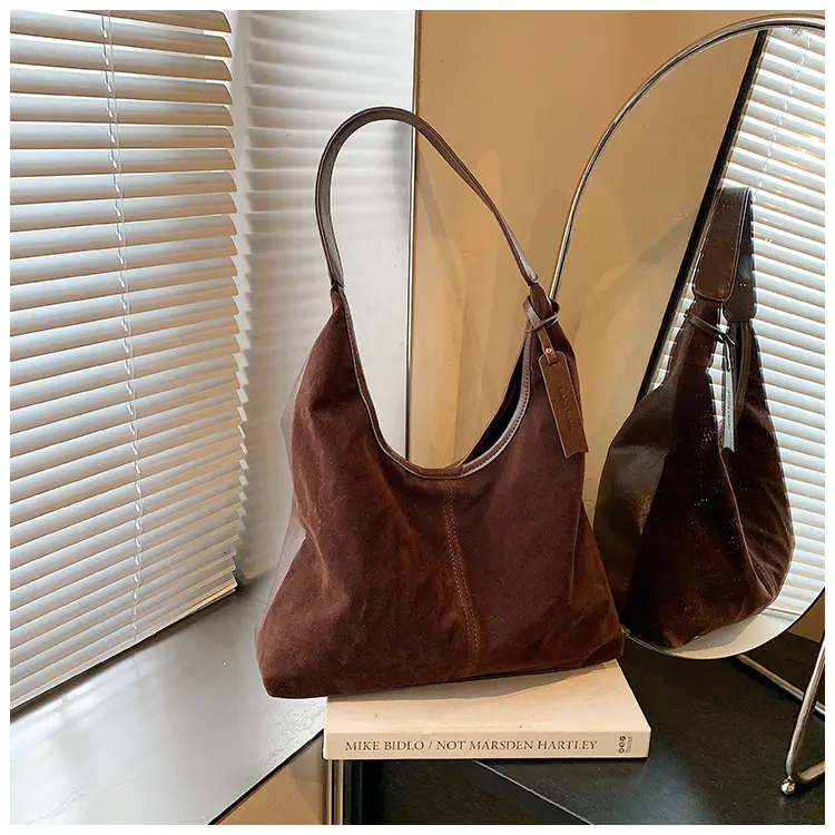 Brown Cross-Border Large Capacity Shoulder Bag for Women — feature 33