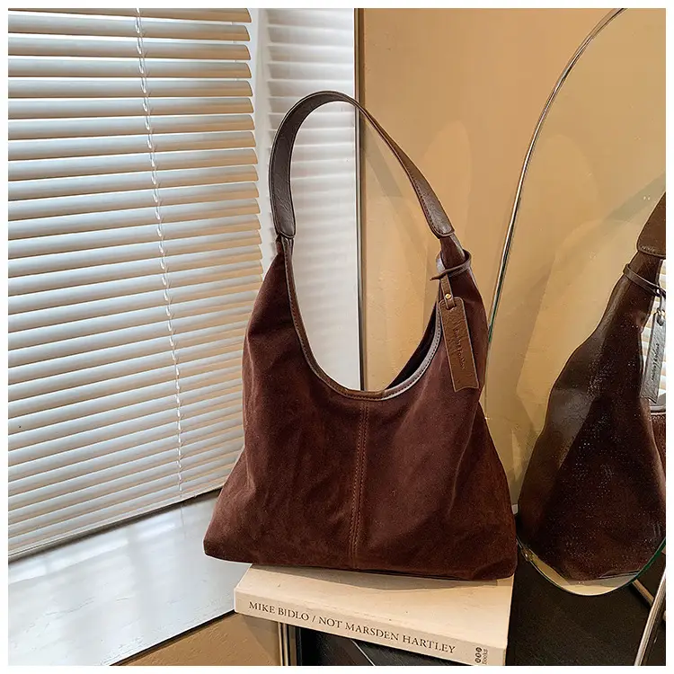 Brown Cross-Border Large Capacity Shoulder Bag for Women — feature 34