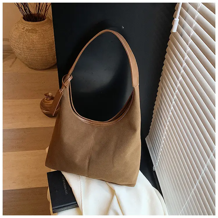 Brown Cross-Border Large Capacity Shoulder Bag for Women — feature 40