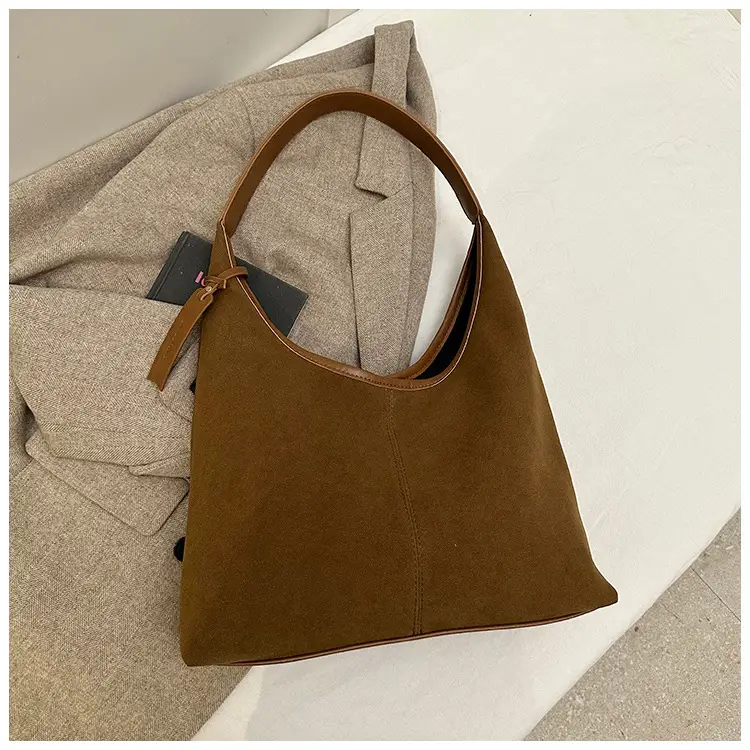 Brown Cross-Border Large Capacity Shoulder Bag for Women — feature 45