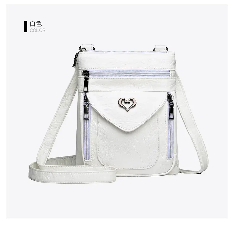 Women's Retro Crossbody Phone Bag with Heart Lock — feature 29