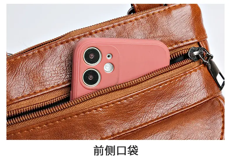 Women's Retro Crossbody Phone Bag with Heart Lock — feature 40