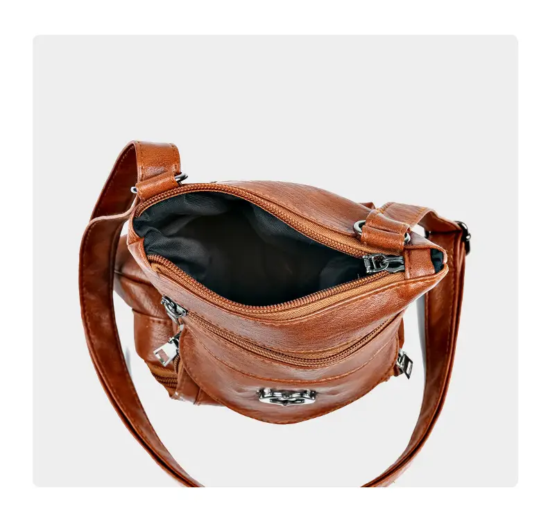 Women's Retro Crossbody Phone Bag with Heart Lock — feature 8