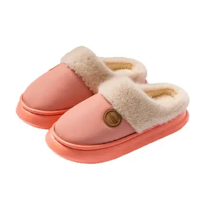 Thick-Soled Cotton Slippers, Non-Slip Winter Shoes, Indoor Slippers, Winter Warm Cotton Shoes, Plush Cotton Slippers, Home Slippers Wholesale - Image 9