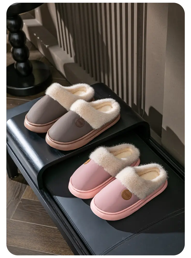 Thick-Soled Cotton Slippers, Non-Slip Winter Shoes, Indoor Slippers, Winter Warm Cotton Shoes, Plush Cotton Slippers, Home Slippers Wholesale — feature 16